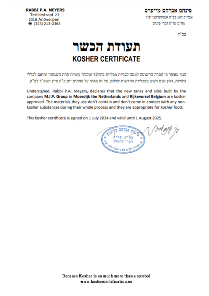 Kosher-certificate Kosher-certificate